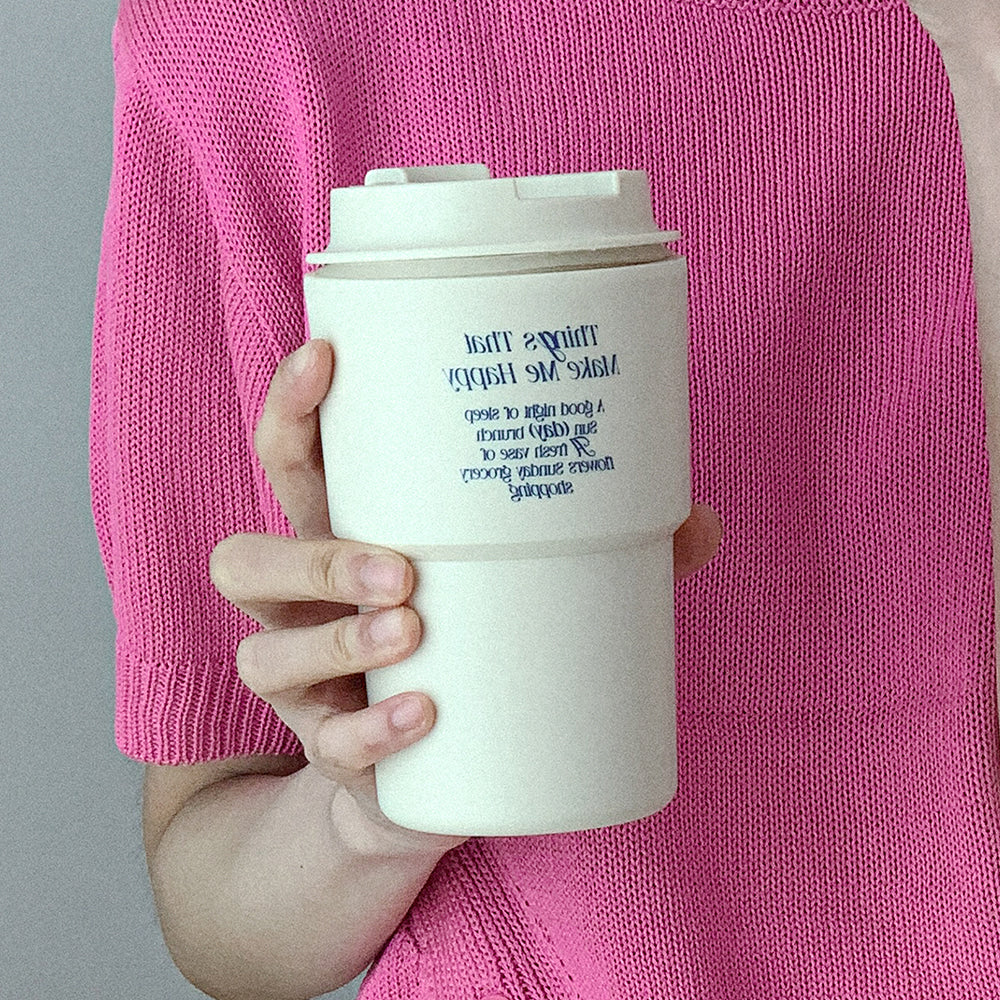 [Mademoment] Happy List Reuseable Tumbler 450ml