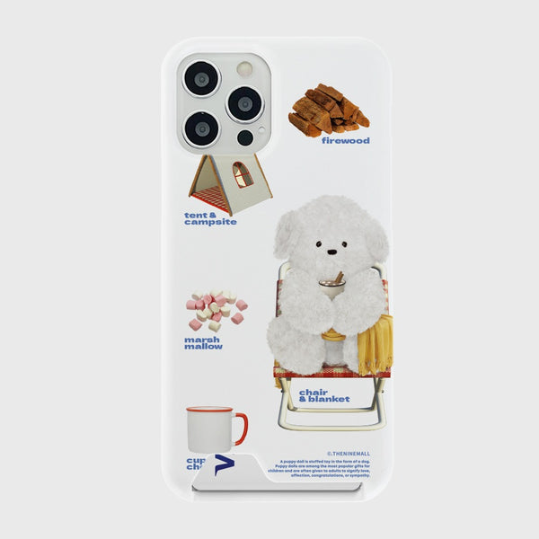 [THENINEMALL] Pattern Camping Ppokku Hard Phone Case (2 types)