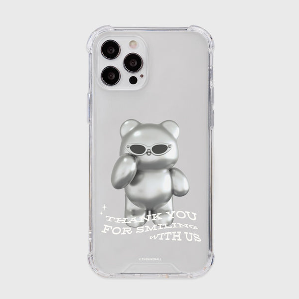 [THENINEMALL] 실버 구미 Clear Phone Case (3 types)