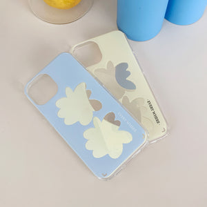 [Mademoment] 퓨어플라워 프레임 디자인 Glossy Mirror Phone Case