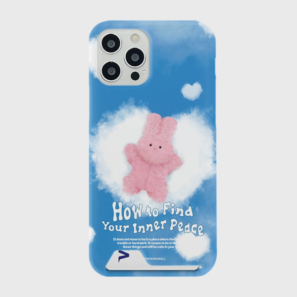 [THENINEMALL] Windy Cloud Inner Peace Hard Phone Case (2 types)