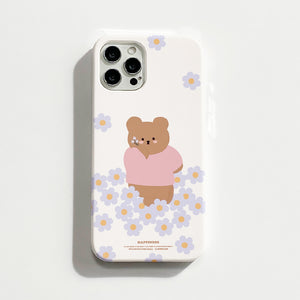 [MOMO CASE] 486 꽃받베어 Phone Case