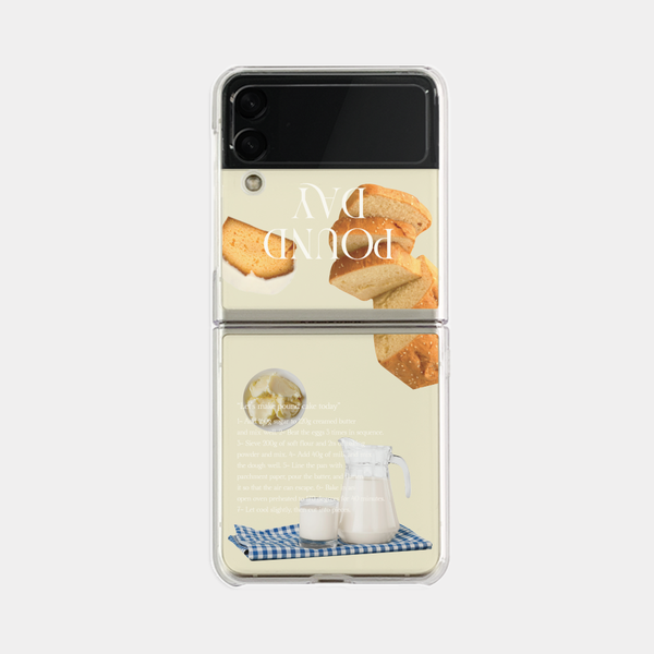 [Mademoment] Make Pound Cake Design Clear Phone Case (4 Types)