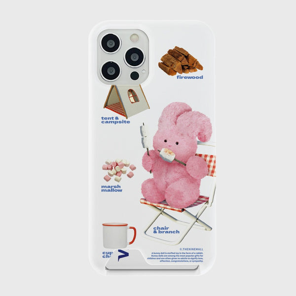 [THENINEMALL] Pattern Camping Windy Hard Phone Case (2 types)