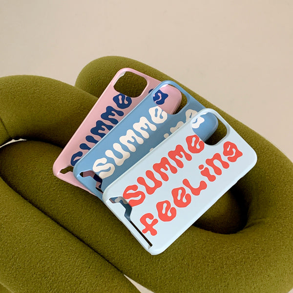 [Mademoment] Summer Feeling Lettering Design Phone Case