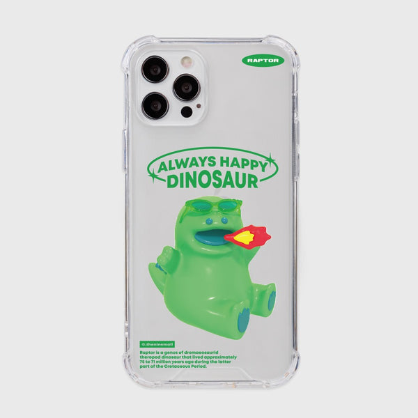 [THENINEMALL] 선글라스 랩터 Clear Phone Case (3 types)