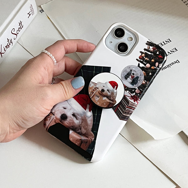 [Mademoment] Sleepy Puppy Design Phone Case