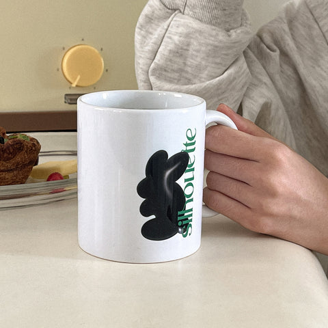 [Mademoment] Rabbit Sihouette Mug 360ml