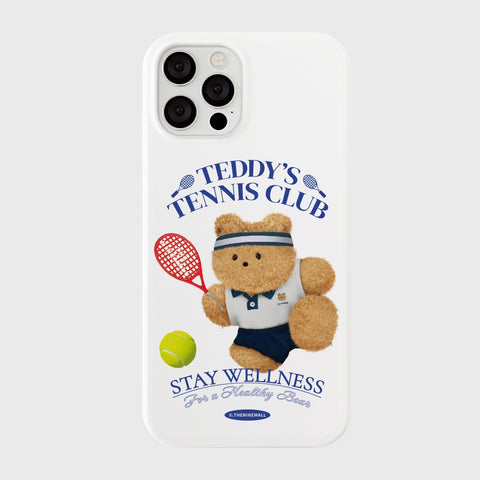 [THENINEMALL] 테디 테니스 클럽 Hard Phone Case (3 types)