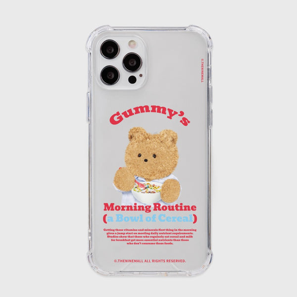 [THENINEMALL] Morning Cereal Gummy Clear Phone Case (3 types)