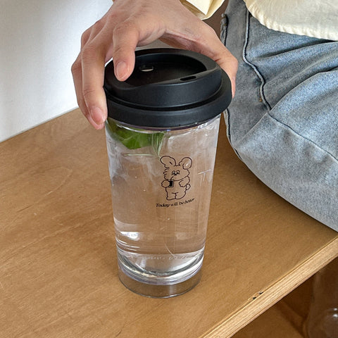 [Mademoment] Today Better Butty Clear Reusable Cup (Hot/Cold) 473ml