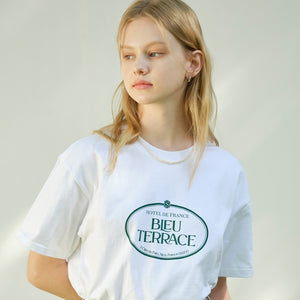 [Single Mansion] Stamp Logo T-Shirt (Green)