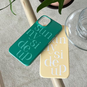 [Mademoment] Sunny Side Up Lettering Design Phone Case