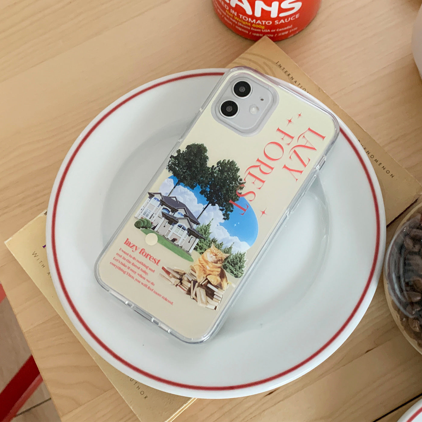 [Mademoment] 레이지포레스트 디자인 Glossy Mirror Phone Case