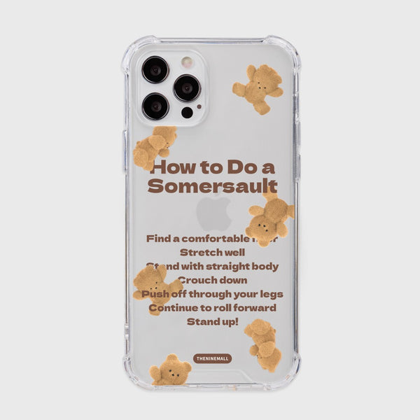 [THENINEMALL] Gummy Tumbling Clear Phone Case (3 types)