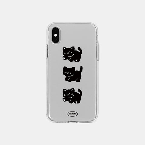 [DEEPING CASE] 냥냥펀치 Jelly Case (Black)