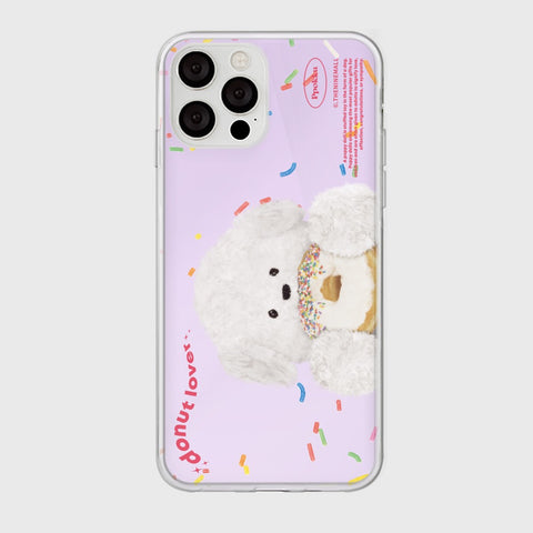 [THENINEMALL] 스프링클 도넛 뽀꾸 Mirror Phone Case