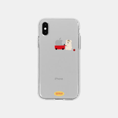 [DEEPING CASE] 사과따는 귤곰 Jelly Case