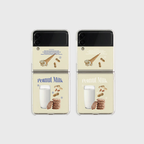 [Mademoment] 피넛밀크 디자인 Clear Phone Case (3 Types)