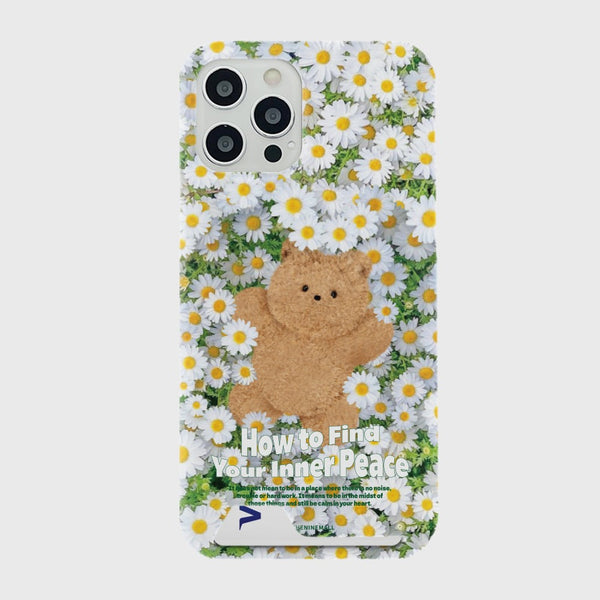 [THENINEMALL] Gummy Daisy Inner Peace Hard Phone Case (2 types)