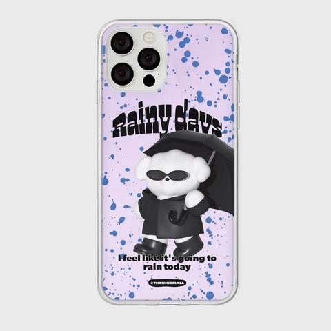 [THENINEMALL] Rainy Day Ppokku Mirror Phone Case