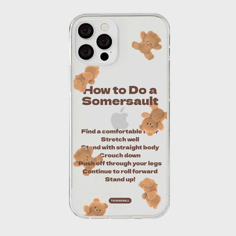 [THENINEMALL] Gummy Tumbling Clear Phone Case (3 types)