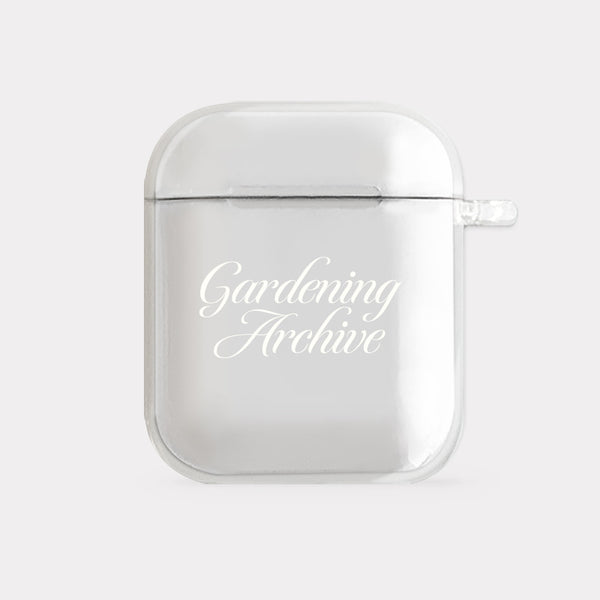 [Mademoment] Gardening Archive Design Clear AirPods Case
