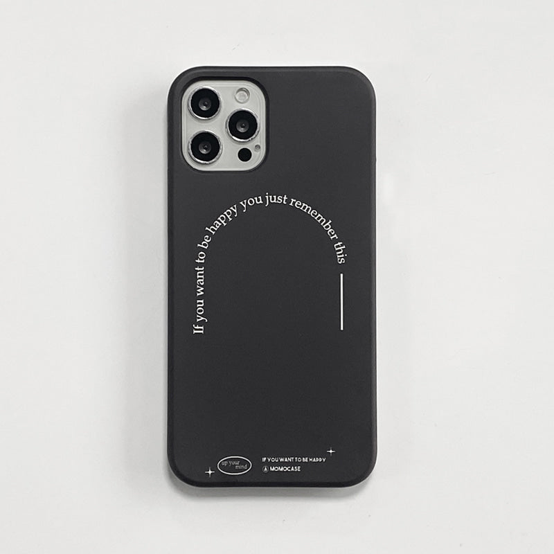 [MOMO CASE] 523 Remember(블랙) Phone Case