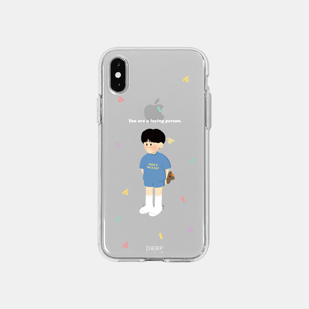 [DEEPING CASE] 러빙펄슨 보이 Jelly Case