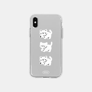 [DEEPING CASE] 냥냥펀치 Jelly Case (White)