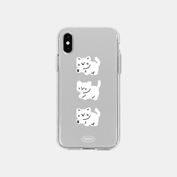 [DEEPING CASE] 냥냥펀치 Jelly Case (White)