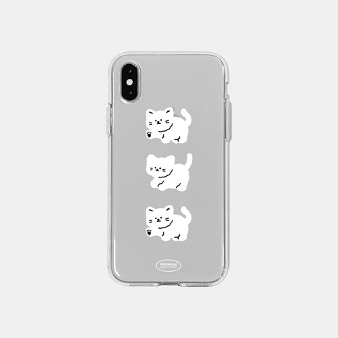 [DEEPING CASE] 냥냥펀치 Jelly Case (White)