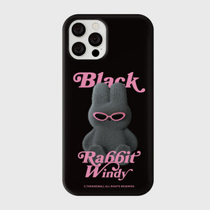 [THENINEMALL] Black Windy Hard Phone Case (2 types)