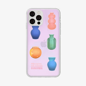 [Mademoment] Shapes Of Vases Design Glossy Mirror Phone Case