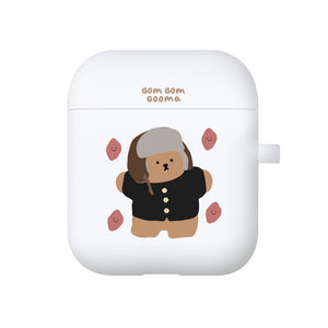 [MOMO CASE] 499 곰곰구마 Color Jelly Airpods Case (10 Colors)