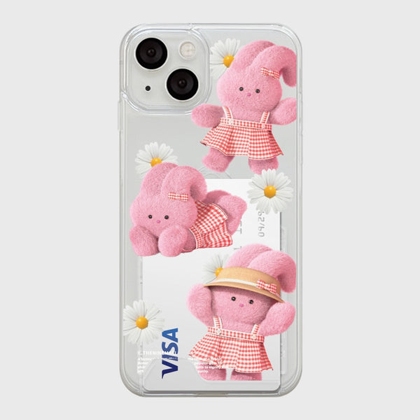 [THENINEMALL] Pattern Picnic Day Windy Clear Phone Case (3 types)