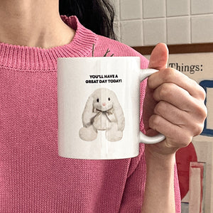 [Mademoment] Pray For You Rabbit Mug 360ml