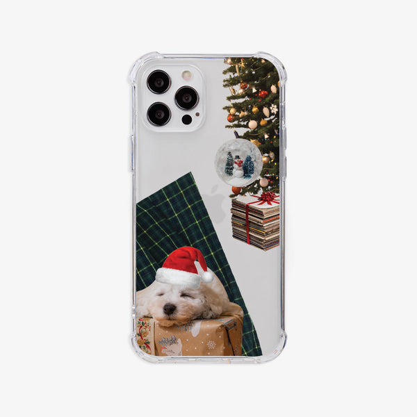 [Mademoment] Sleepy Puppy Design Clear Phone Case (4 Types)