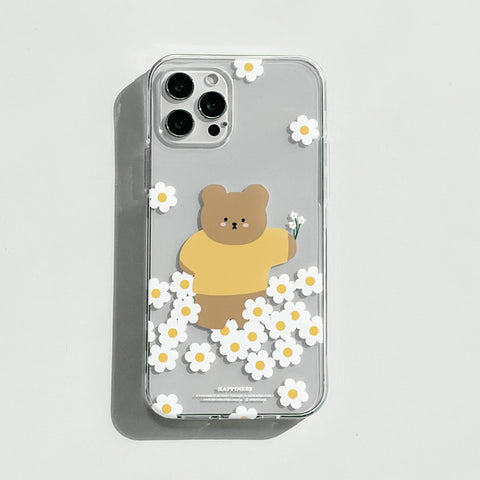 [MOMO CASE] 485 꽃줄베어 Jelly Case