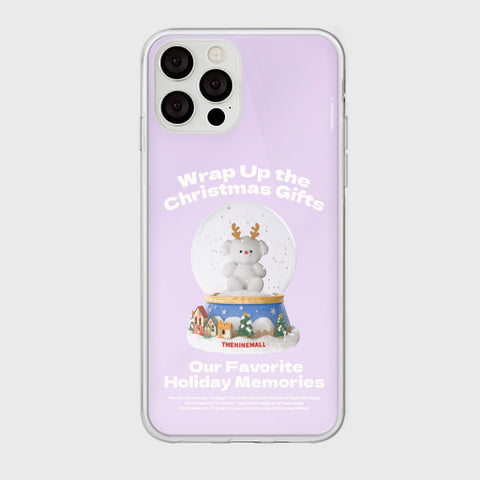 [THENINEMALL] Ppokku Snowball Mirror Phone Case