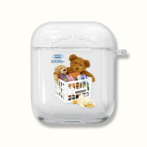 [MOMO CASE] 478 Together Clear Airpods Case