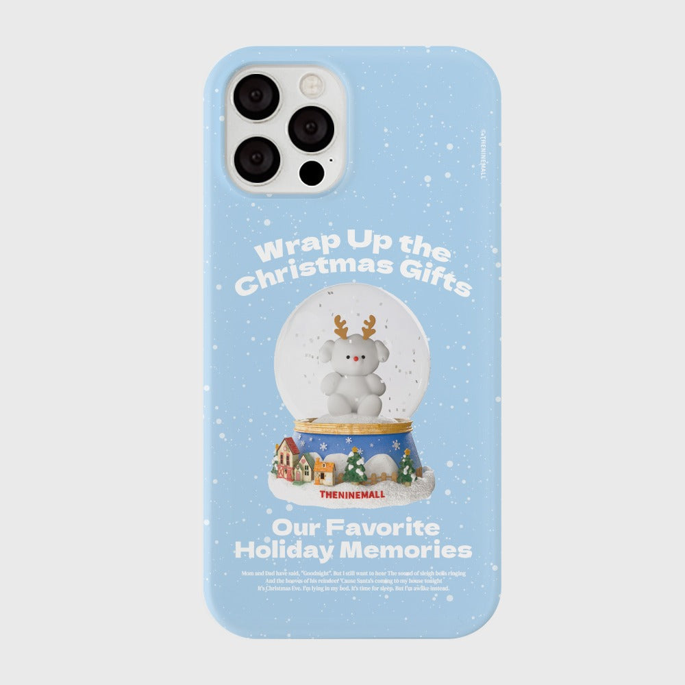 [THENINEMALL] Ppokku Snowball Hard Phone Case (2 types)