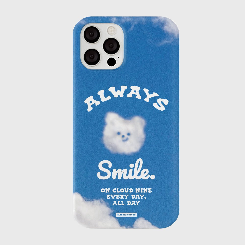 [THENINEMALL] Cloud Gummy Hard Phone Case (2 types)