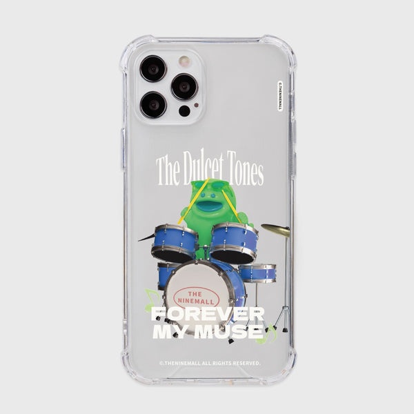 [THENINEMALL] Green Muse Raptor Clear Phone Case (3 types)