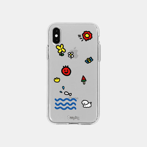 [DEEPING CASE] 끄적끄적 그림일기 Jelly Case