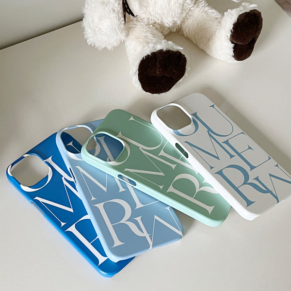 [Mademoment] Summer Mood Lettering Design Phone Case