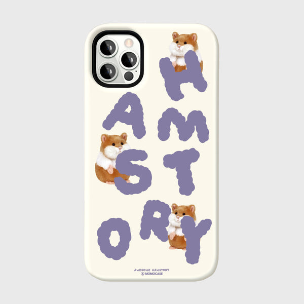 [MOMO CASE] 524 HAMSTORY(브라운) Phone Case