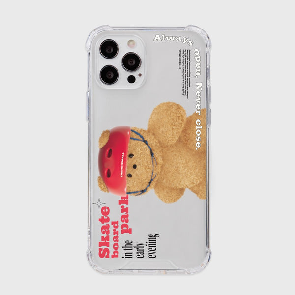 [THENINEMALL] Big Gummy Skateboarder Clear Phone Case (3 types)