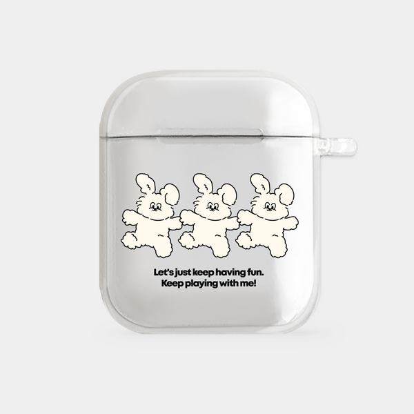 [Mademoment] Butty Play Design Clear AirPods Case