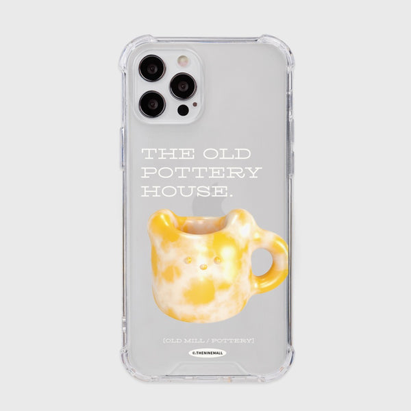 [THENINEMALL] 오렌지 포터리 Clear Phone Case (2 types)